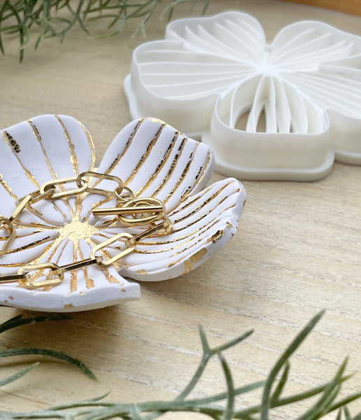 Verna flower trinket dish or coaster cutter