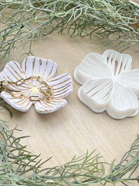 Verna flower trinket dish or coaster cutter