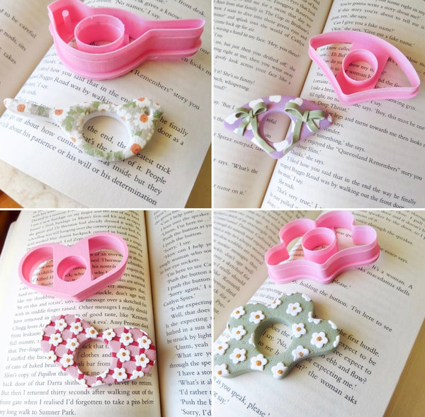 Thumb bookmark cutters - 4 STYLES