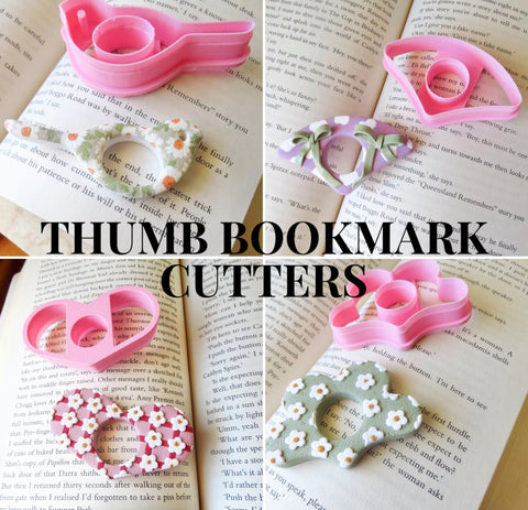 Thumb bookmark cutters - 4 STYLES