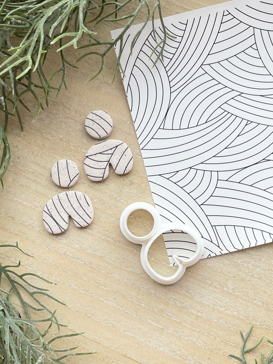 Trina abstract shape all in one cutter – Clay By Design Aus
