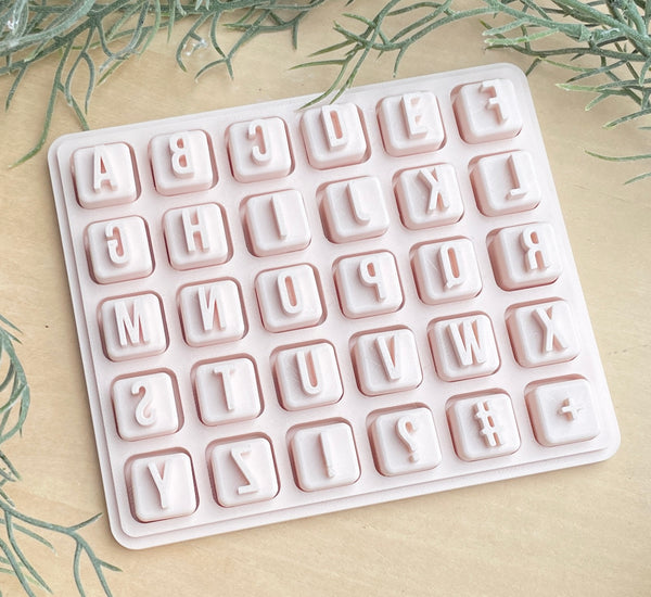 Slim Alphabet stamps set