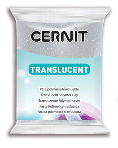 Cernit - 56g -  Translucent Silver Glitter