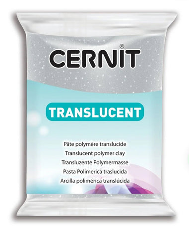 Cernit - 56g -  Translucent Silver Glitter