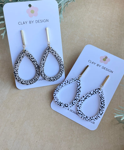 Leopard Drop dangles