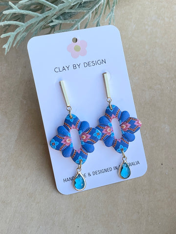 Moroccan Blue dangles