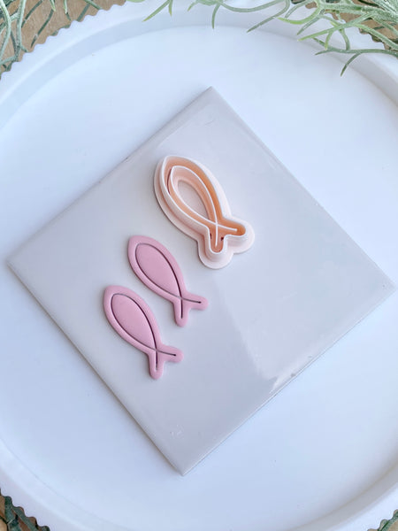 Christian Fish Symbol clay cutter