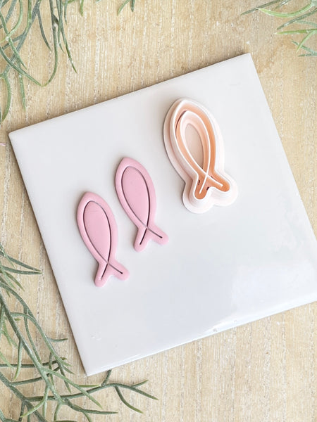 Christian Fish Symbol clay cutter