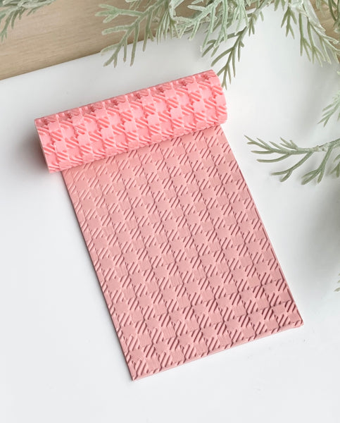 Gingham texture roller