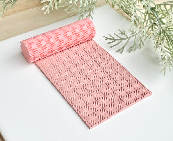 Gingham texture roller