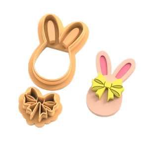 Easter bunny with bow