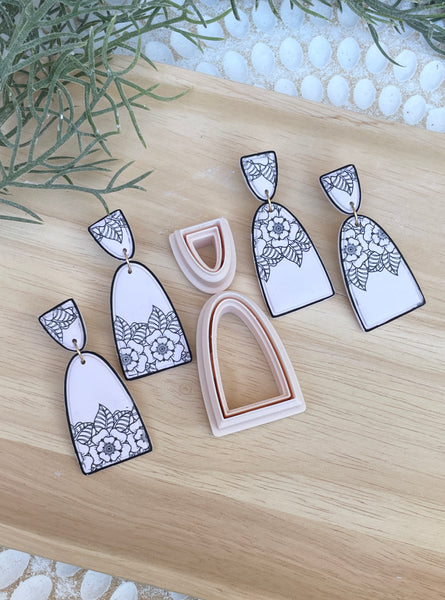 Narrow Long Arch border cutter set