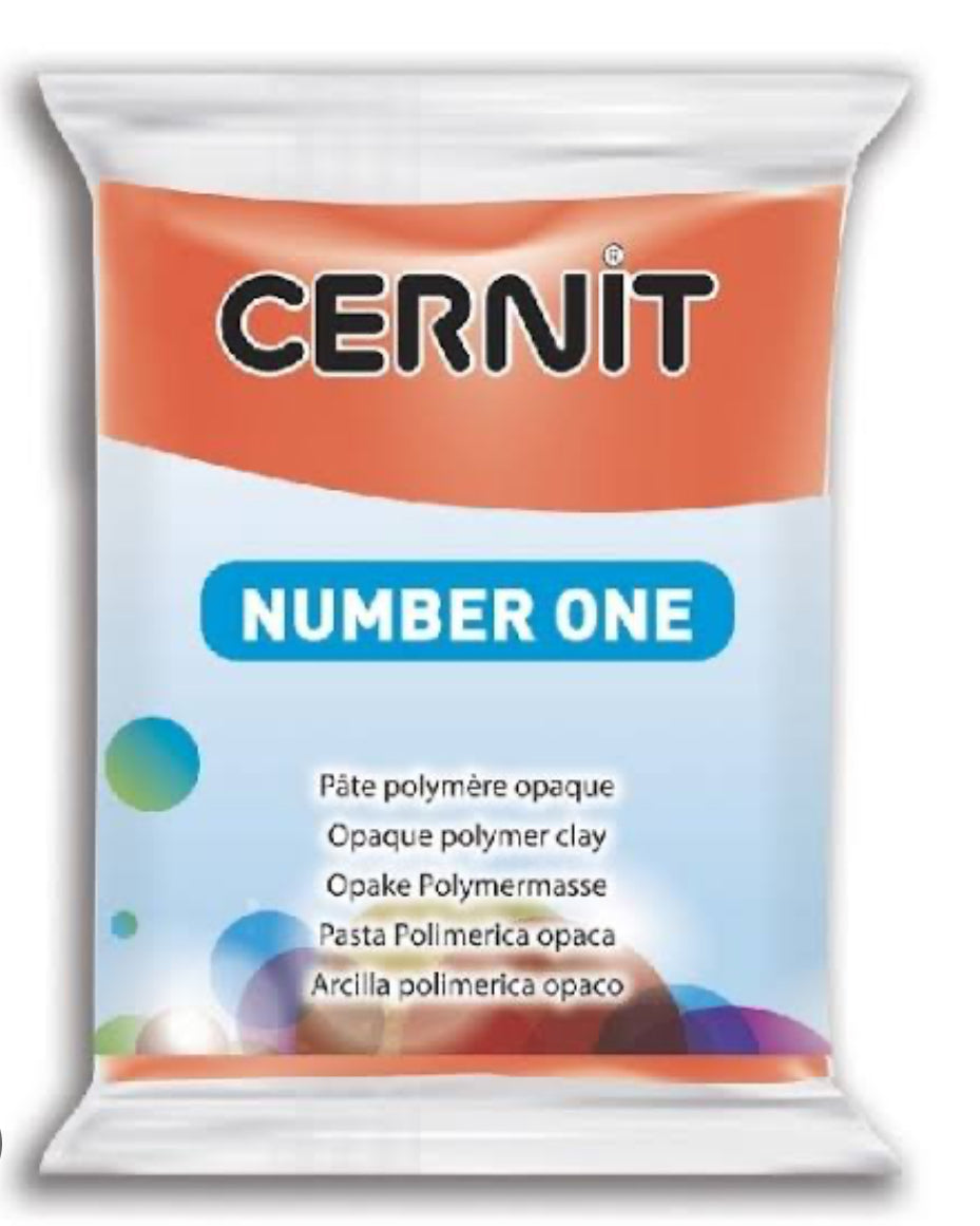 Cernit Number One - 56g -  Poppy Red