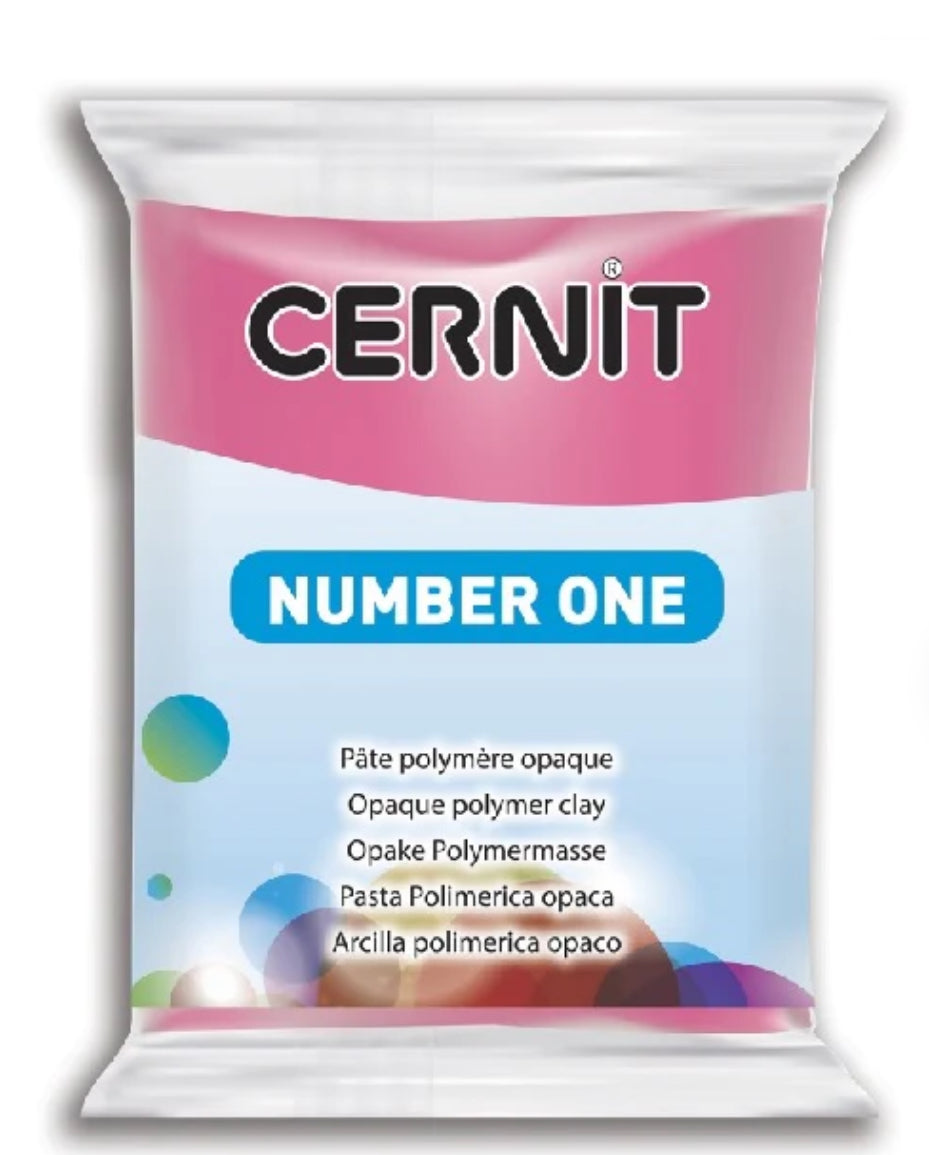 Cernit Number One - 56g -  Raspberry