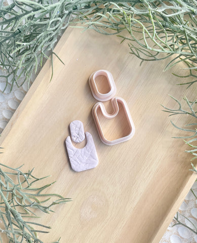 Geometric rectangle cutter set Style 6