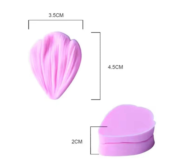 Petal silicone press mould set
