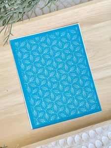 Art deco pattern silk screen