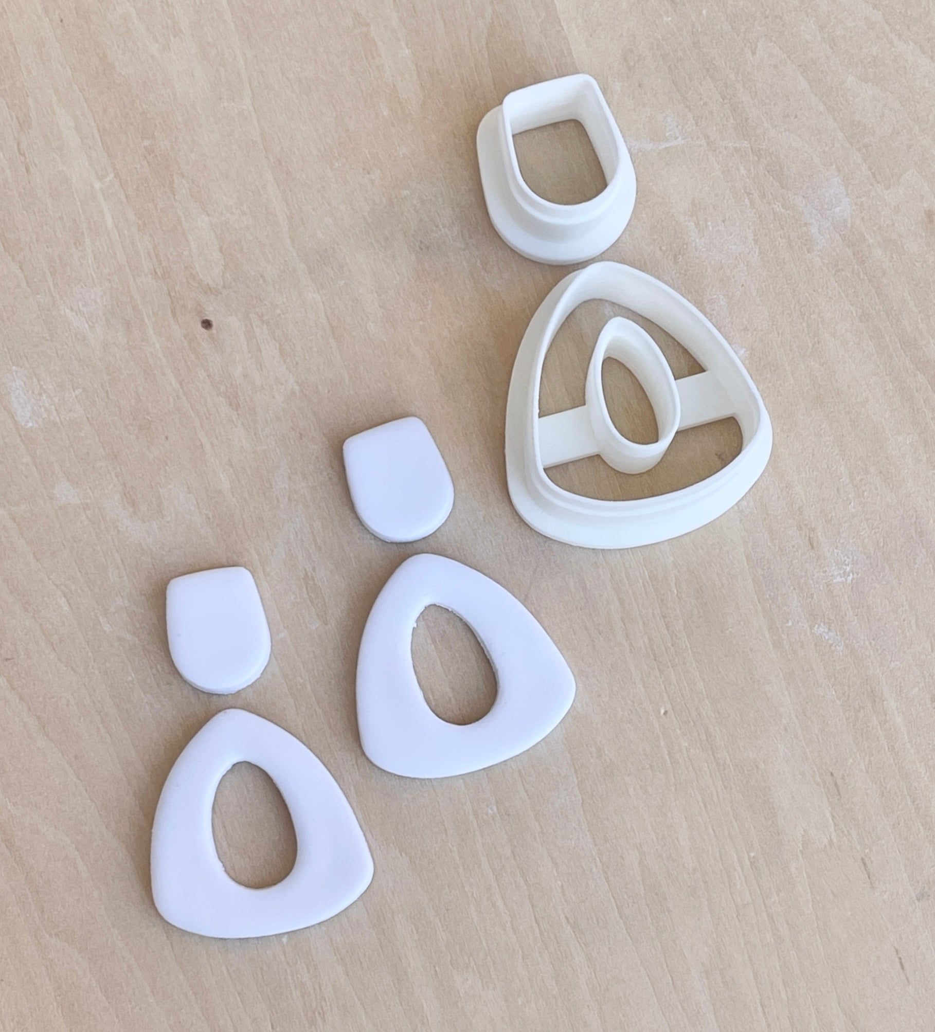 Organic triangle cutter sets - 4 sizes