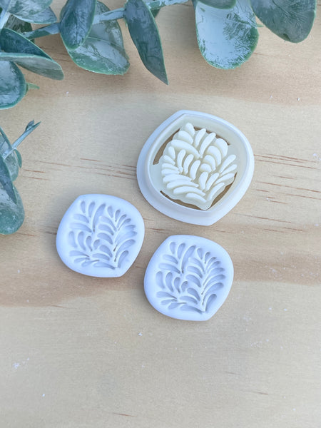 Rose detail imprint cutter