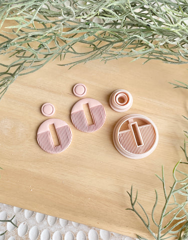 Darcy round lined imprint cutter set