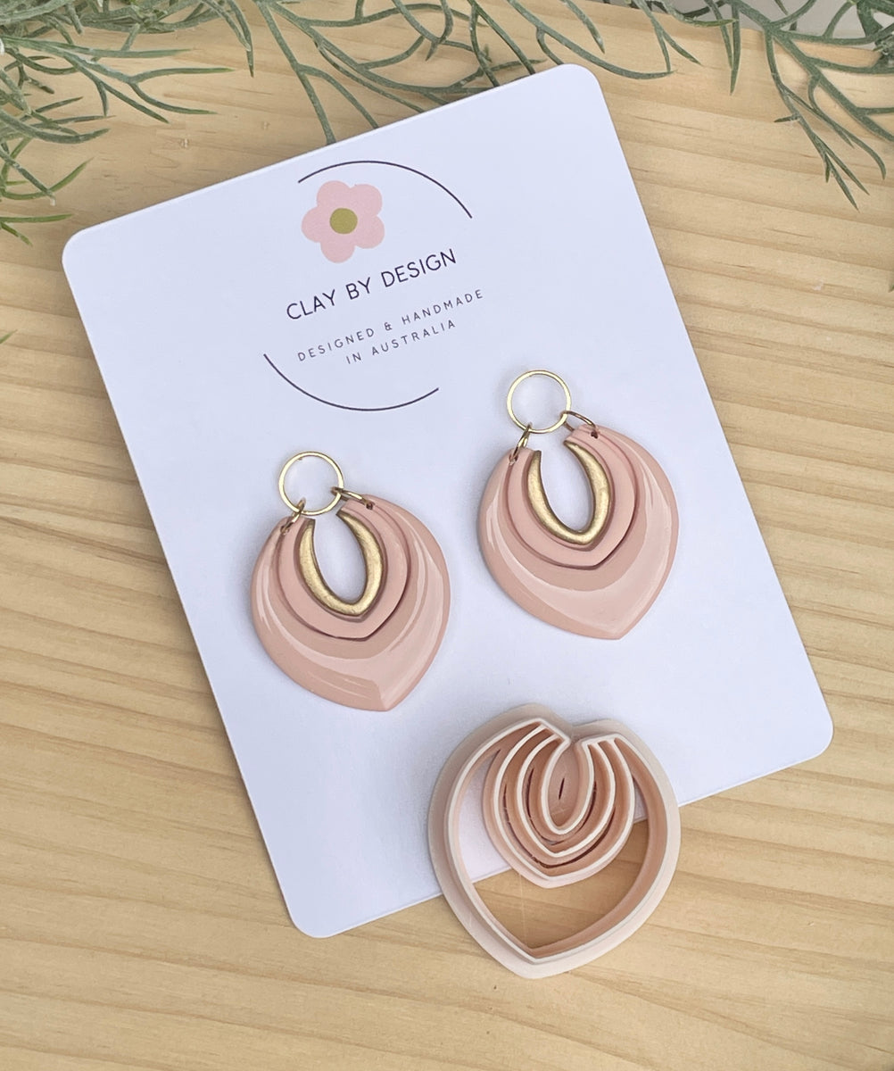 April imprint cutter – Clay By Design Aus