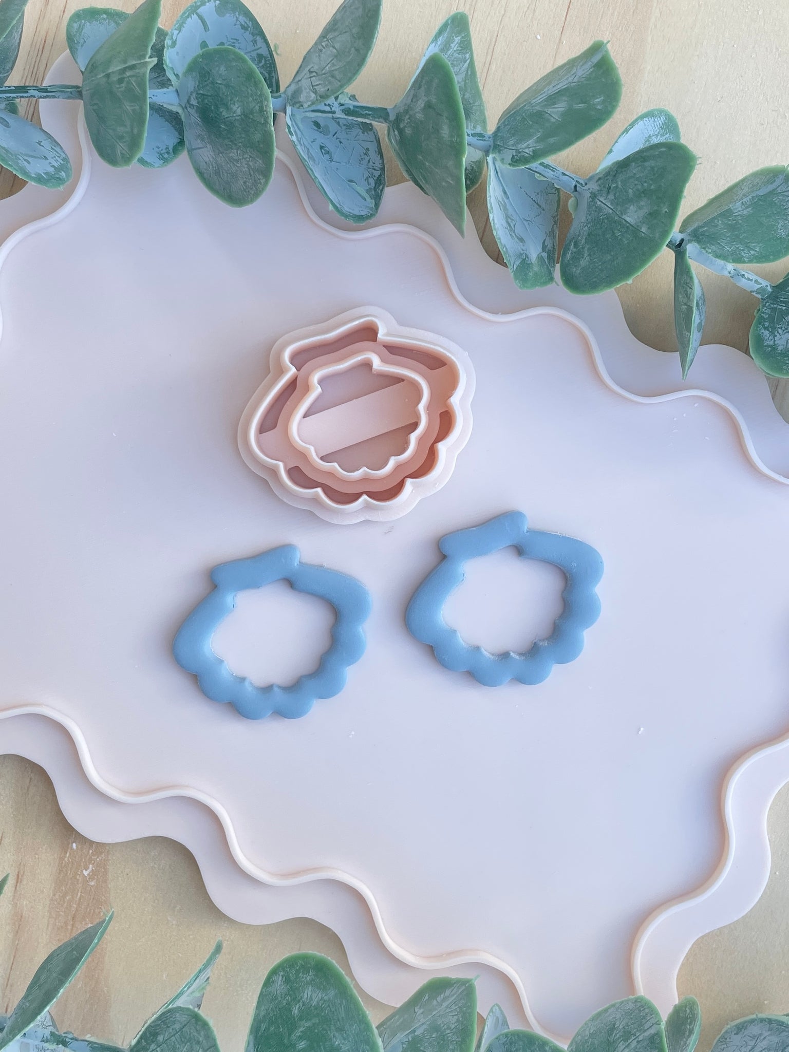 Cut out sea shell – Clay By Design Aus