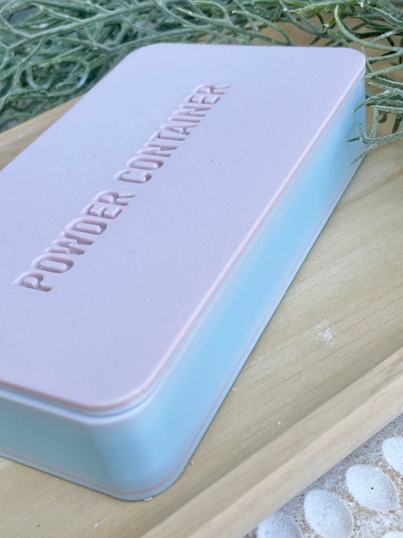 Powder/Corn flour/ Corn starch tapping box -  colours available
