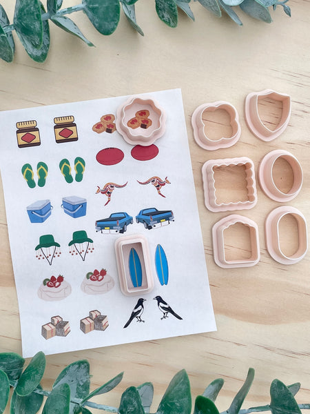 Aussie icons transfer and cutters