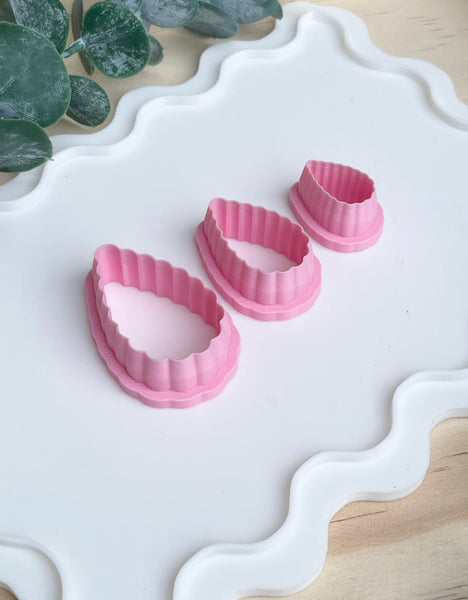 Wide scallop drop cutters