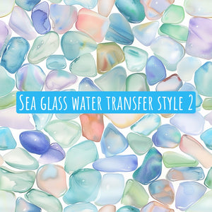 Sea Glass water transfer paper Style 2