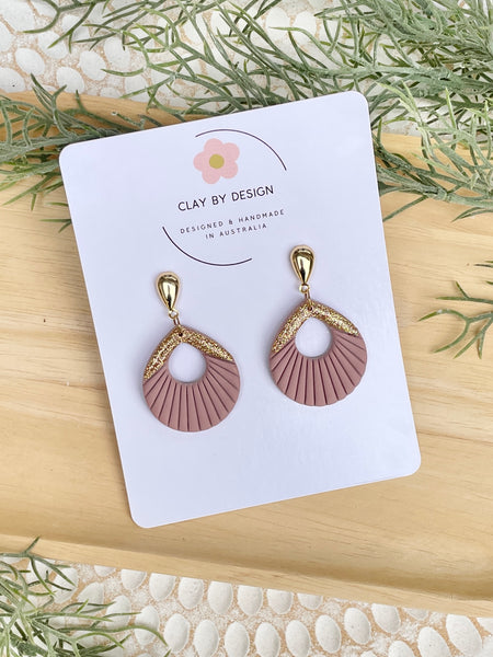Kira drop lined detail dangles