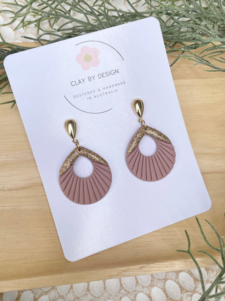 Kira drop lined detail dangles