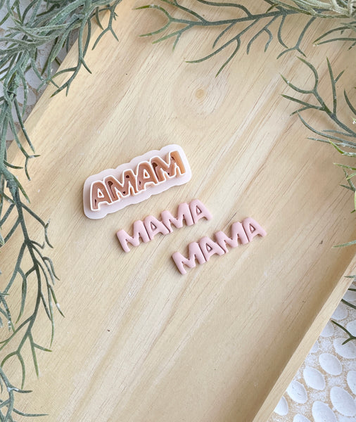Mama/Dog/Cat block writing cutters