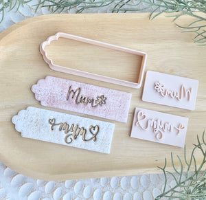 Bookmark & Mum stamps