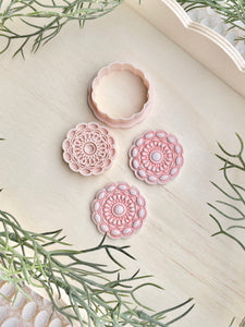 Mandala lace imprint cutter