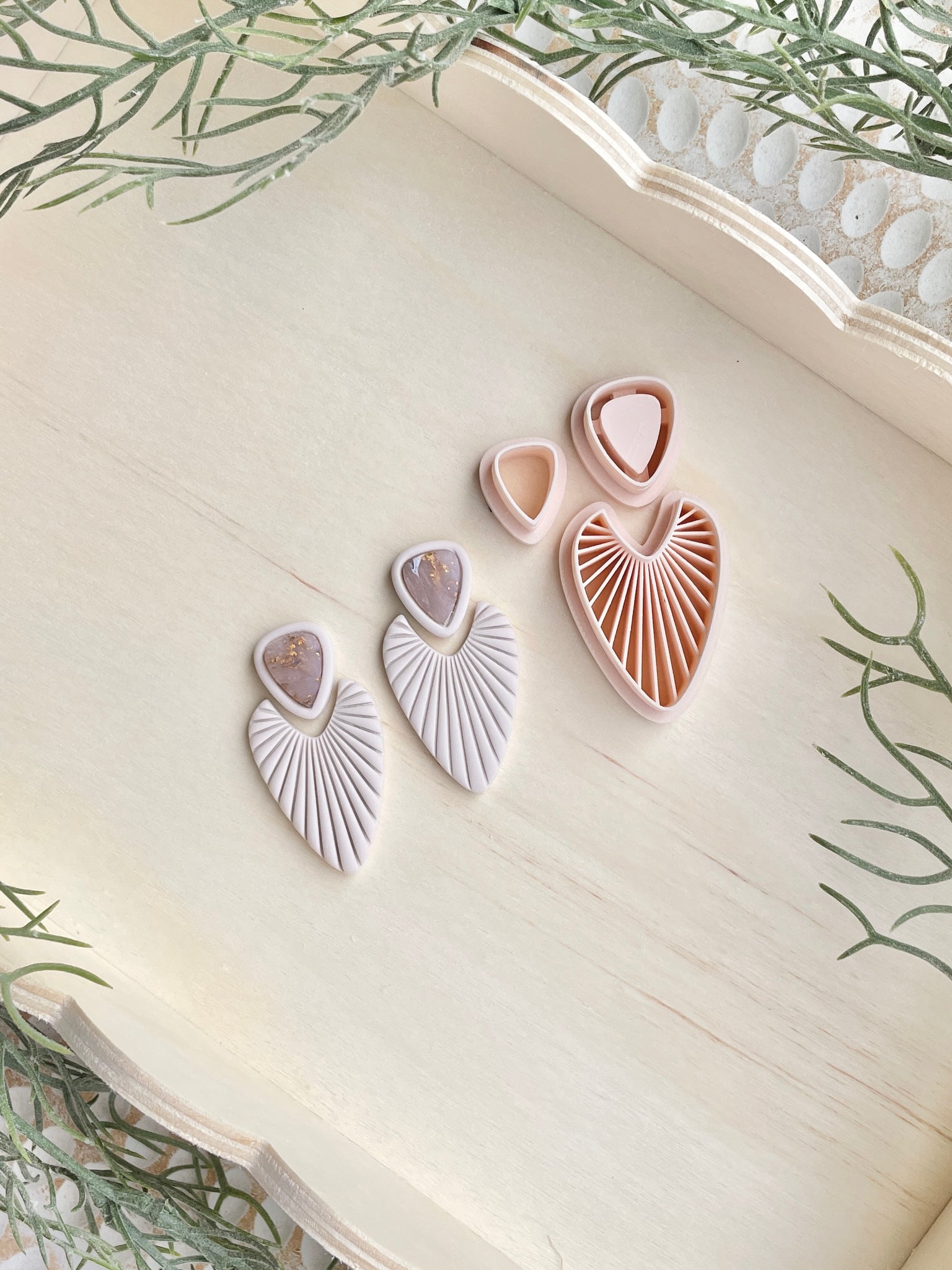 Billie art deco imprint cutter set