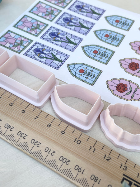 Stain glass window cutters & Image transfer paper Style 2