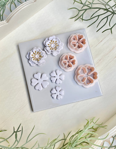 3 piece flower cutter set