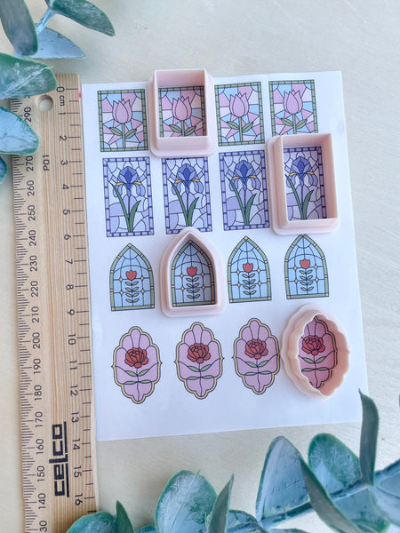 Stain glass window cutters & Image transfer paper Style 2