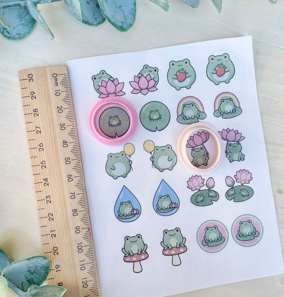 Cute frogs Image transfer paper