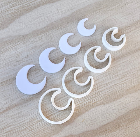 Moon crescent cutters  - 3 sizes