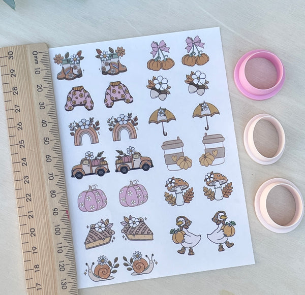 funky autumn Image transfer paper