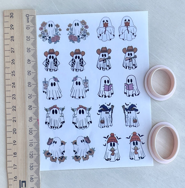 Cute ghosts Image transfer paper