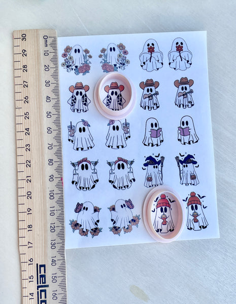 Cute ghosts Image transfer paper