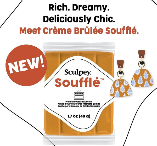 NEW Creme Brulee Sculpey Souffle  - 52g