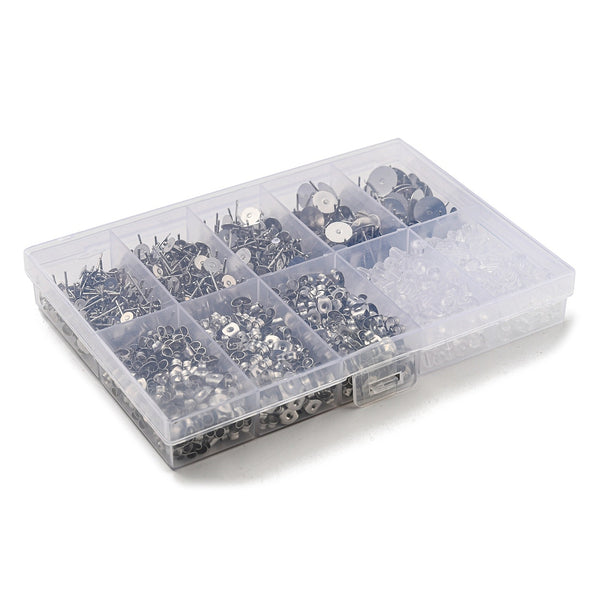 Bulk mix pack of earring supplies 1850 pieces