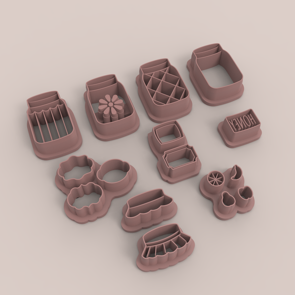 Fruit jar sets of 10 cutters