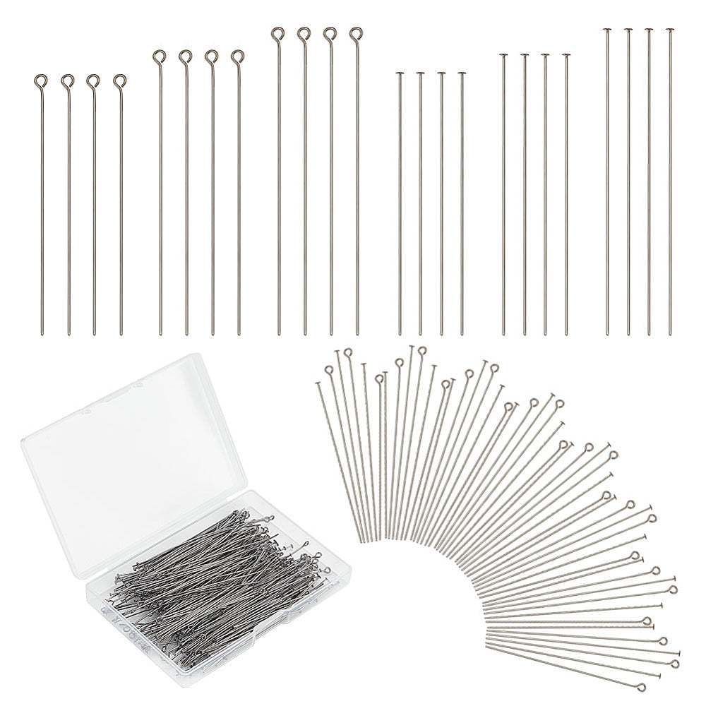 Gun metal eye pins bulk pack 360 pieces