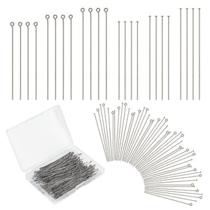 Gun metal eye pins bulk pack 360 pieces