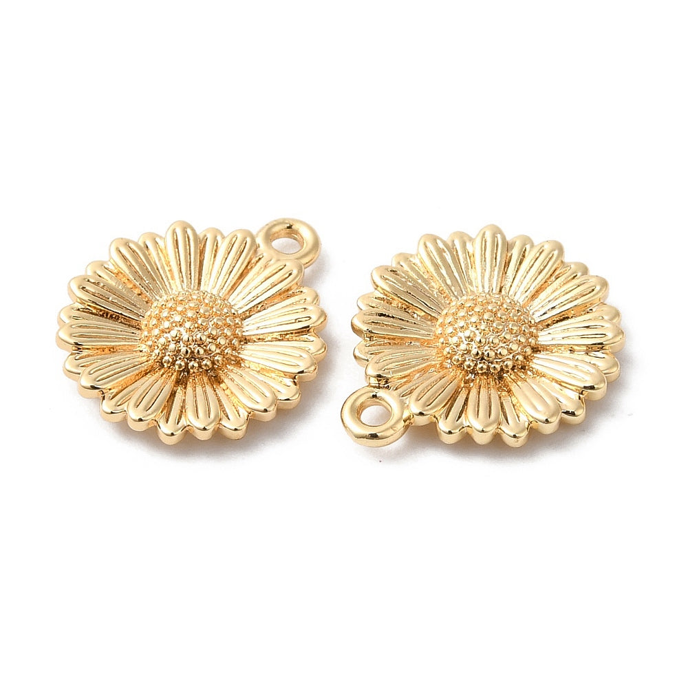 Genuine 18K gold plated charms x 6 pieces